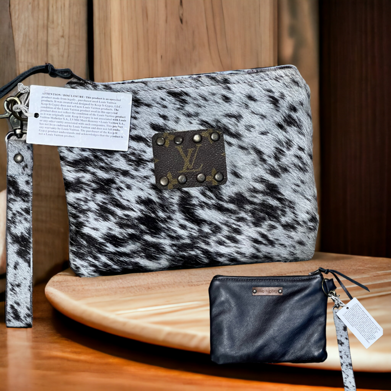 Cowhide Wristlet by Keepin it Gypsy
