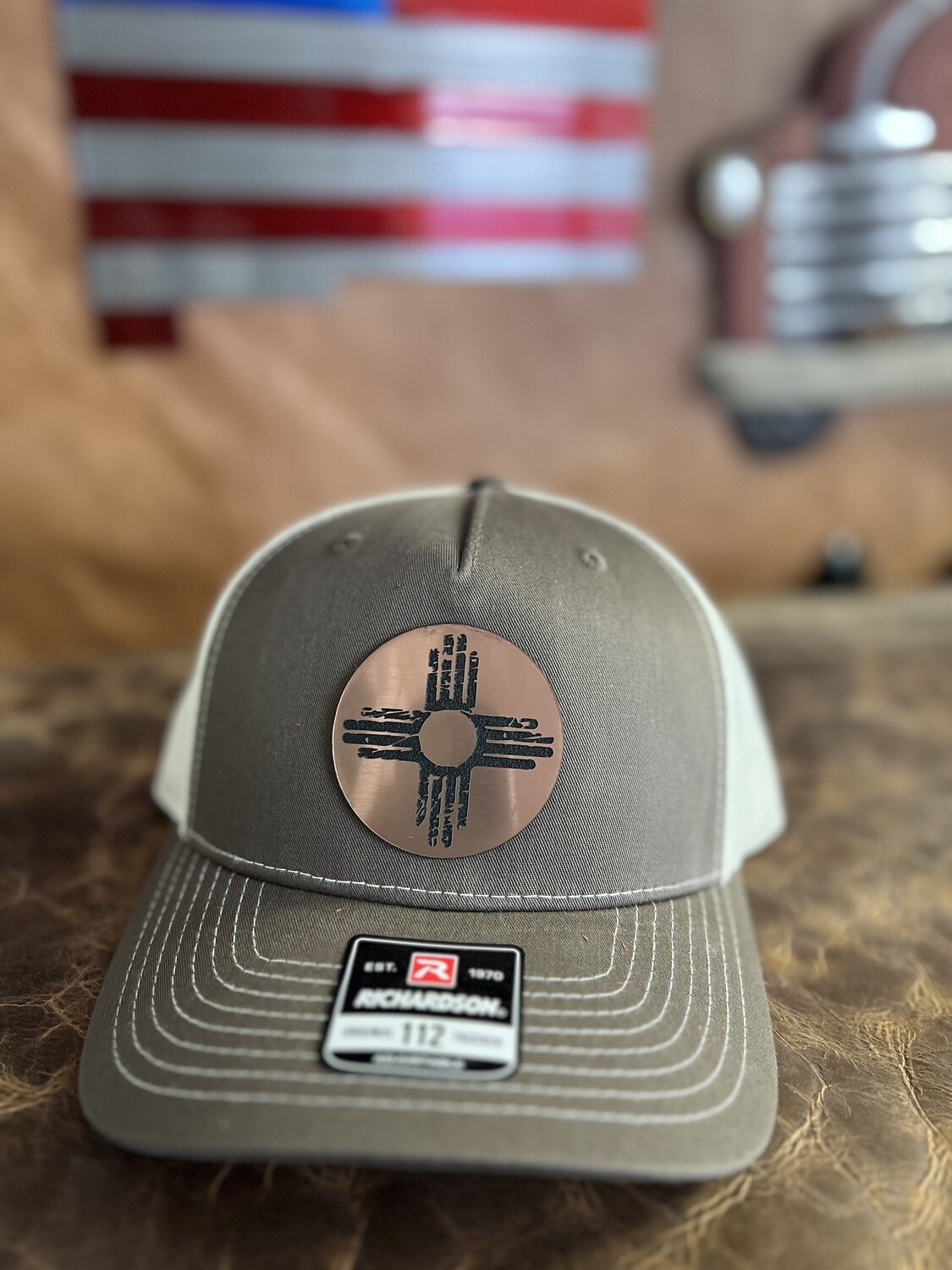 Coffee/Khaki Copper Rustic Zia Patch Richardson 112 