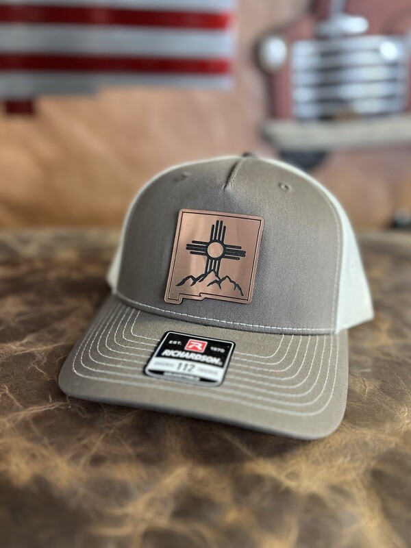 Coffee/Khaki Copper NM Shape Zia Mountain Patch Richardson 112 
