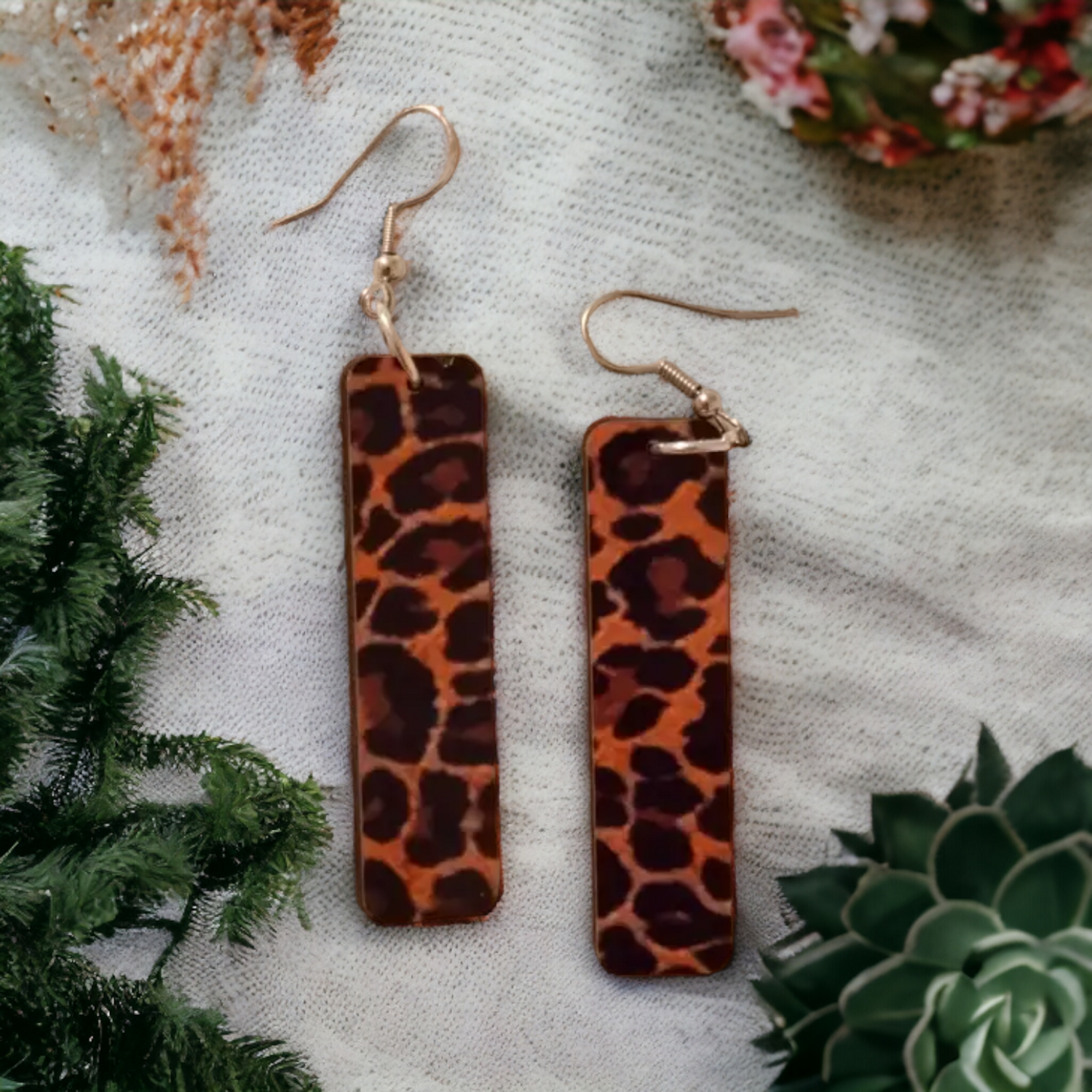 Cheetah Print Earrings