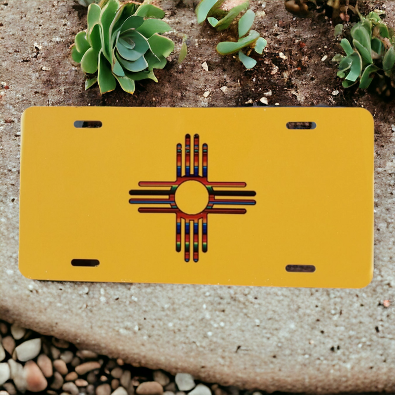 Zia Symbol License Plate