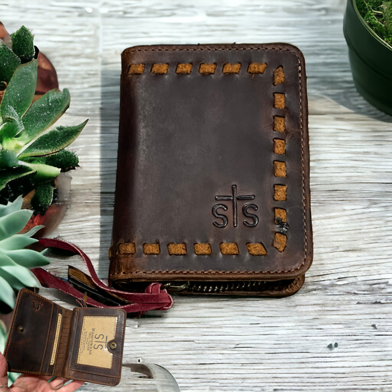 Catalina Croc Soni Wallet
