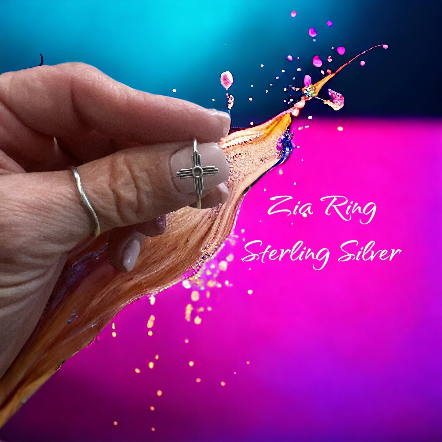 Zia Ring - Sterling Silver - 8