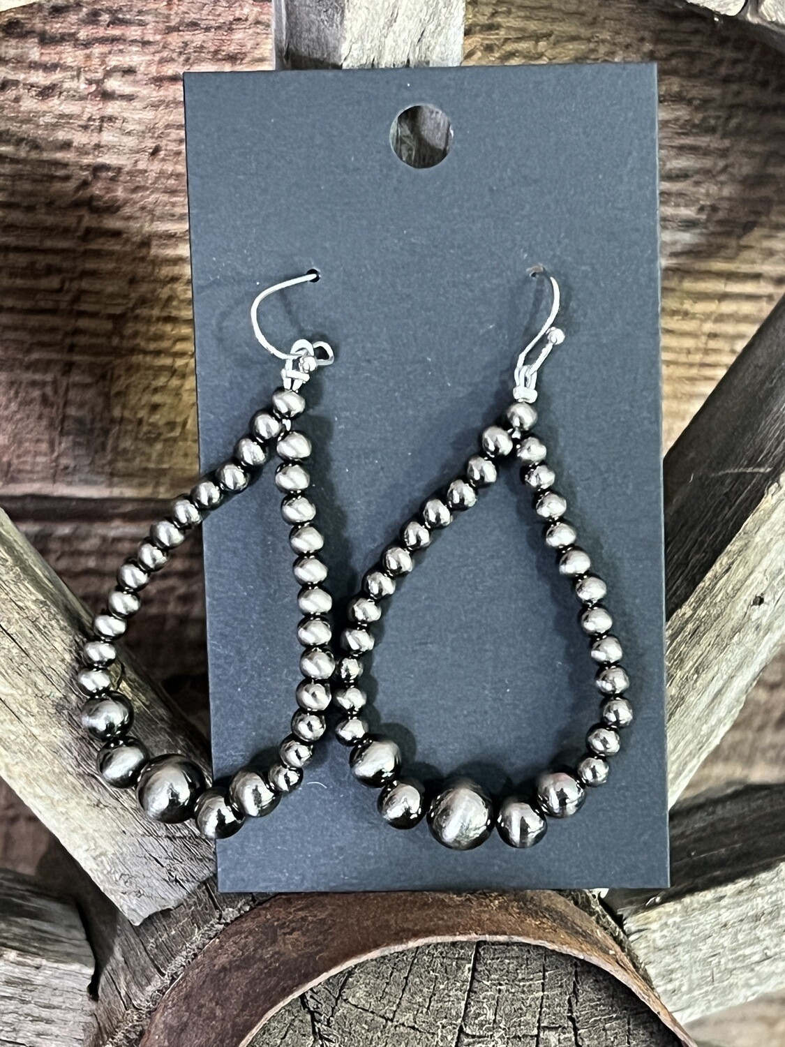 Polished Navajo Pearl Earrings