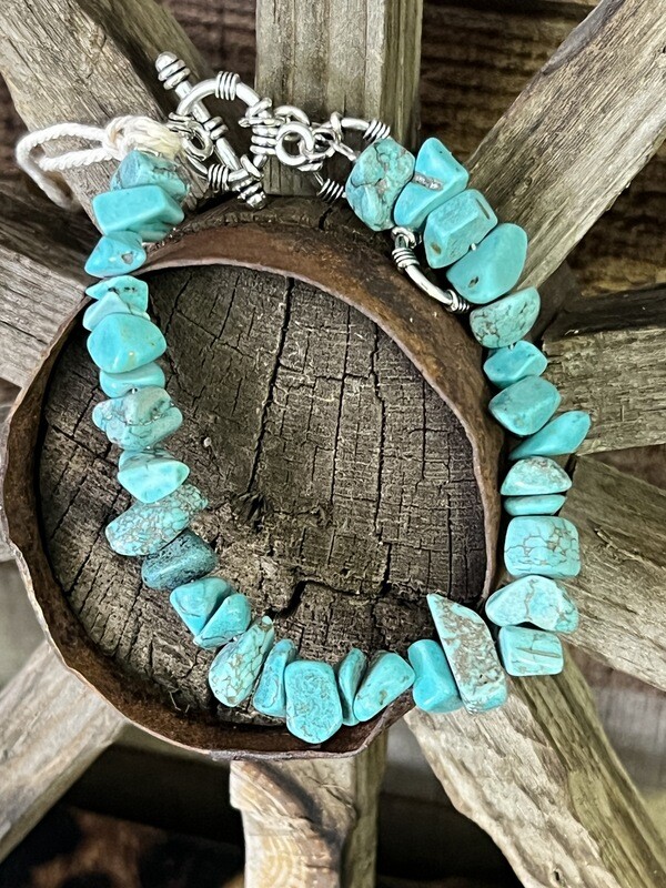 Turquoise Chip Bracelet