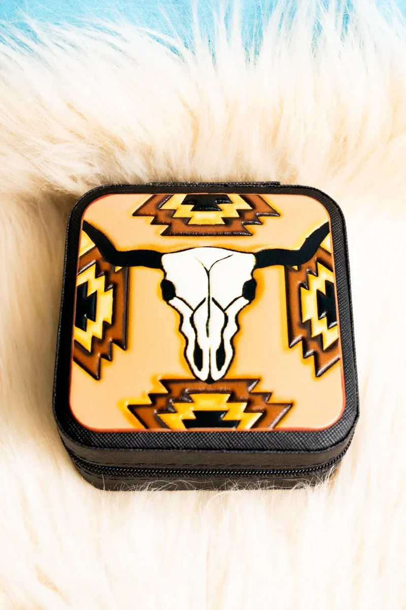 Sante Fe Steer Small Jewelry Box