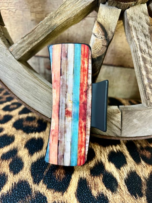 Rustic Wood Hair Claw