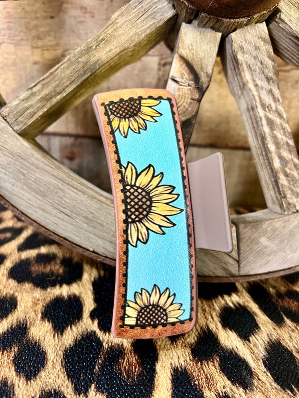 Sassy Sunflowers Hair Claw