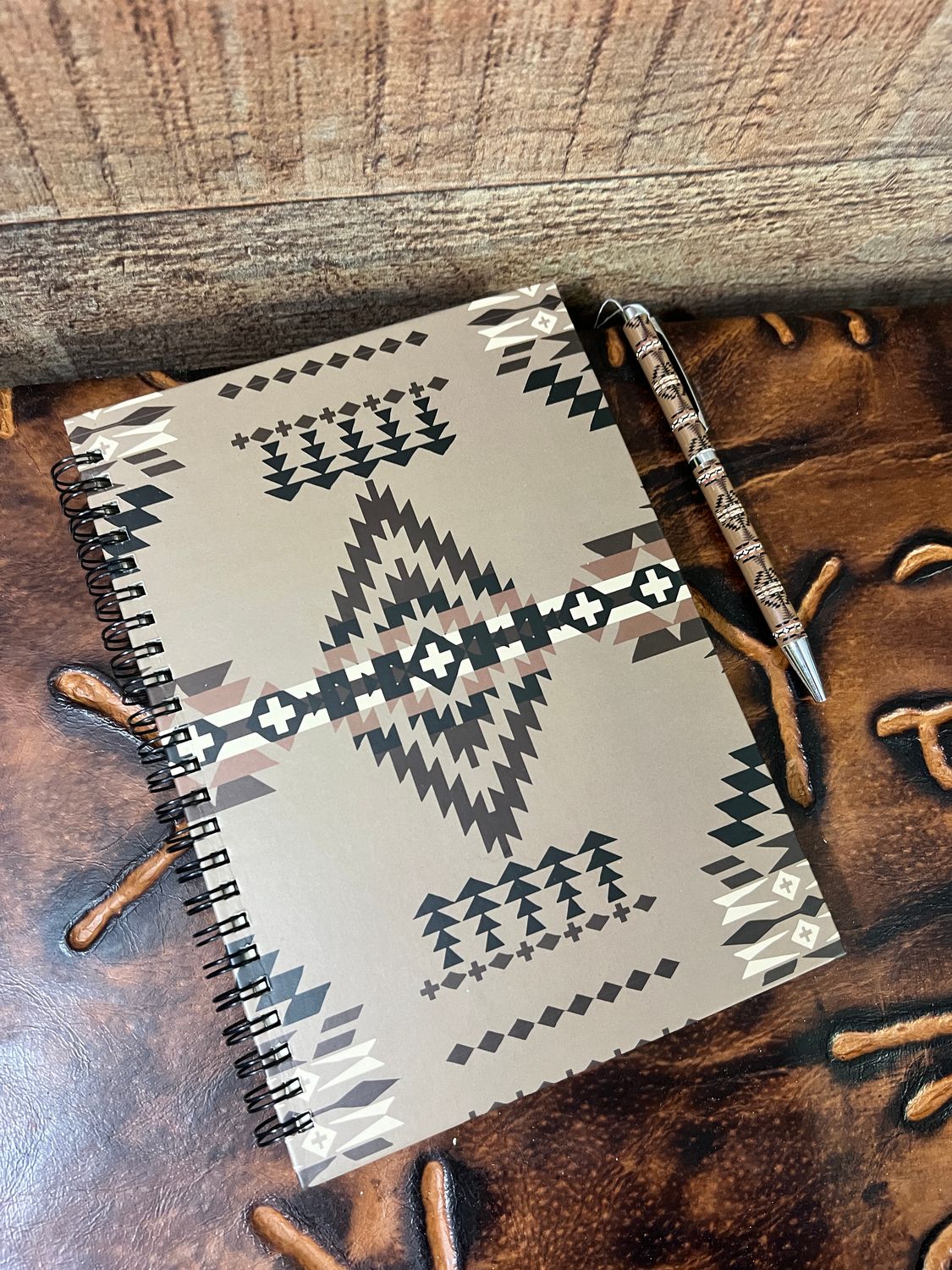 Brown Aztec Notebook