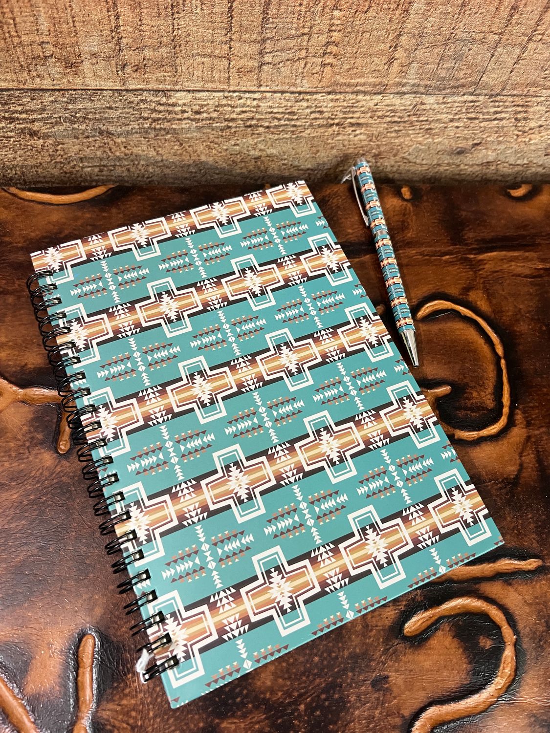 Aztec Cross Notebook