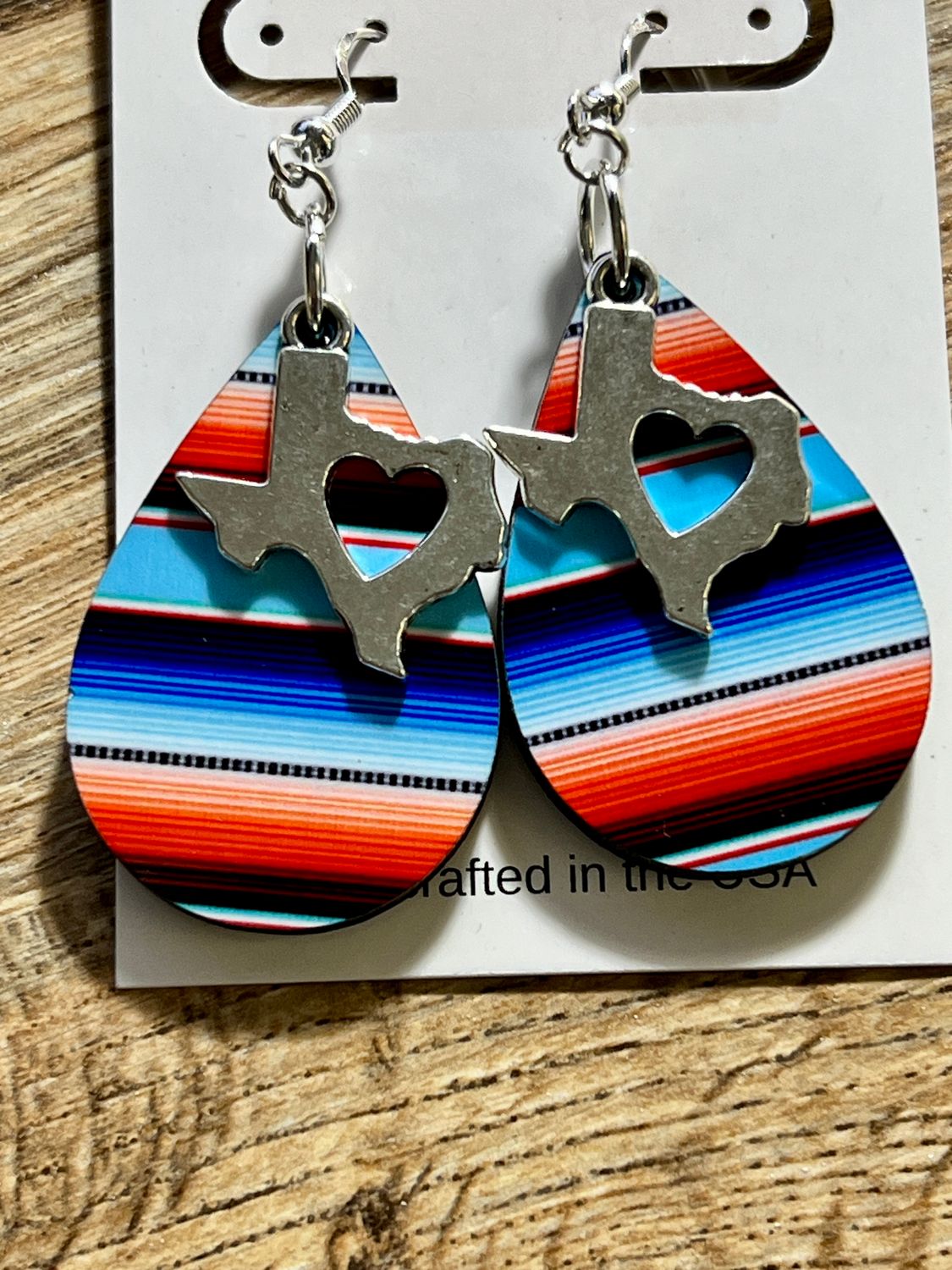 Texas Charm Southwestern Print Earrings