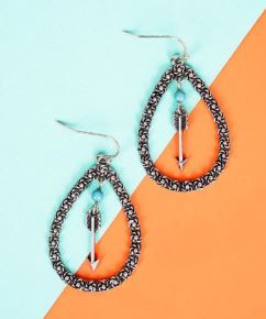 Arrow Teardrop Earrings 