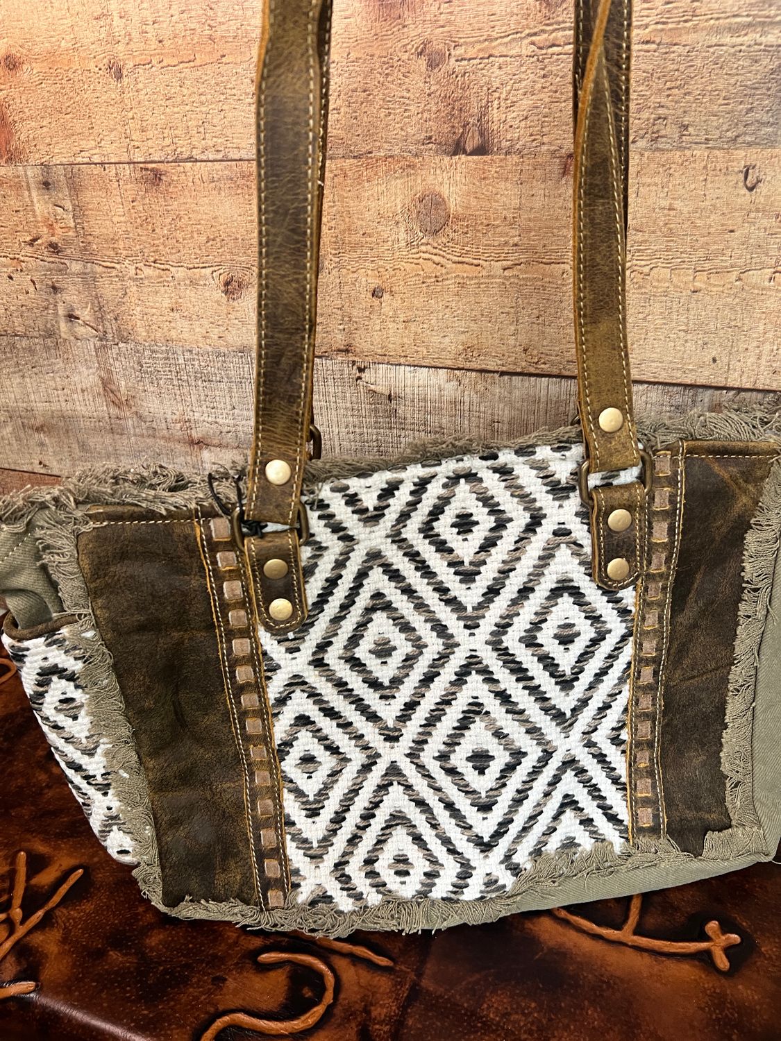 Canvas Sand Small Tote Bag 