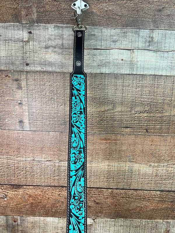 Turquoise Tooled Strap