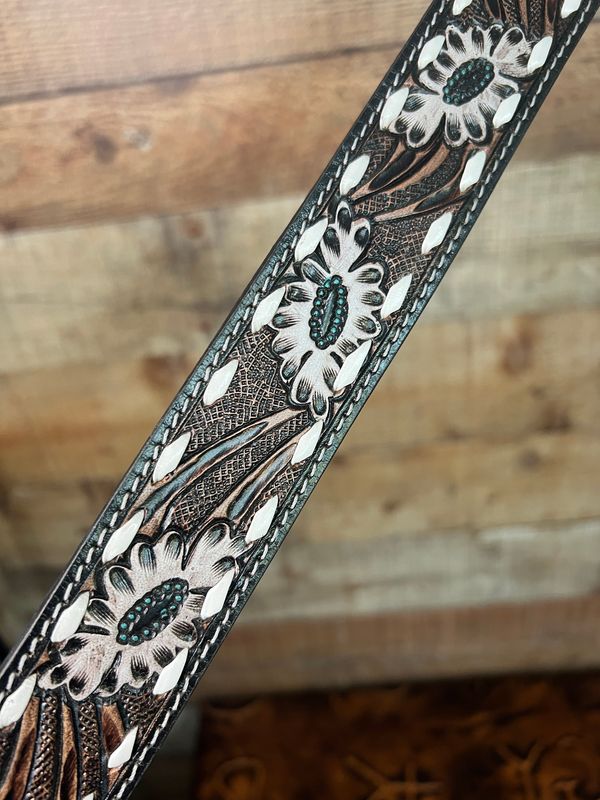 Floral Tooled Strap