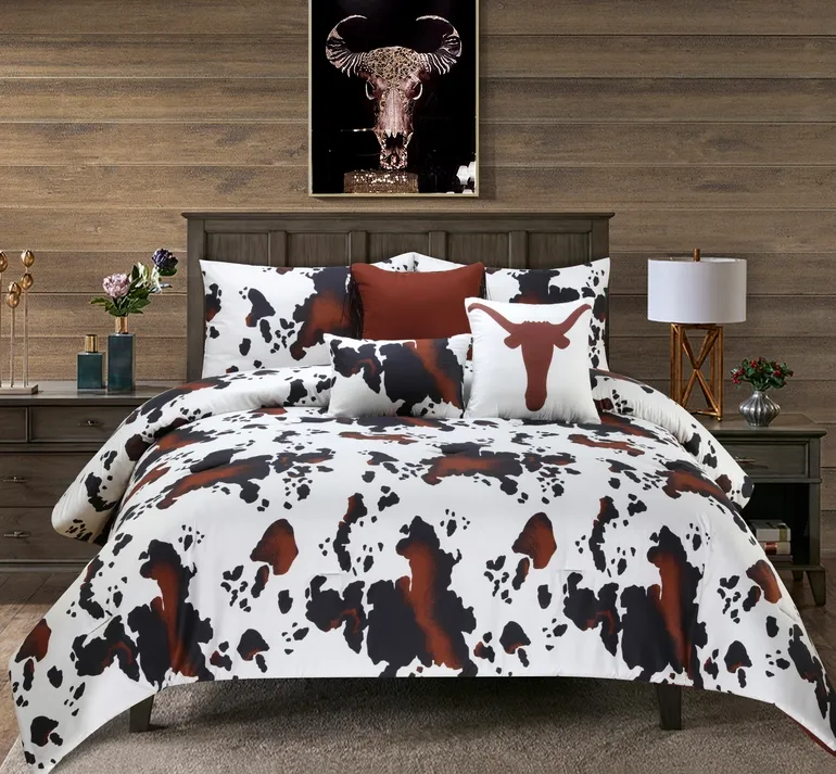 Cow Print Bedding Set 