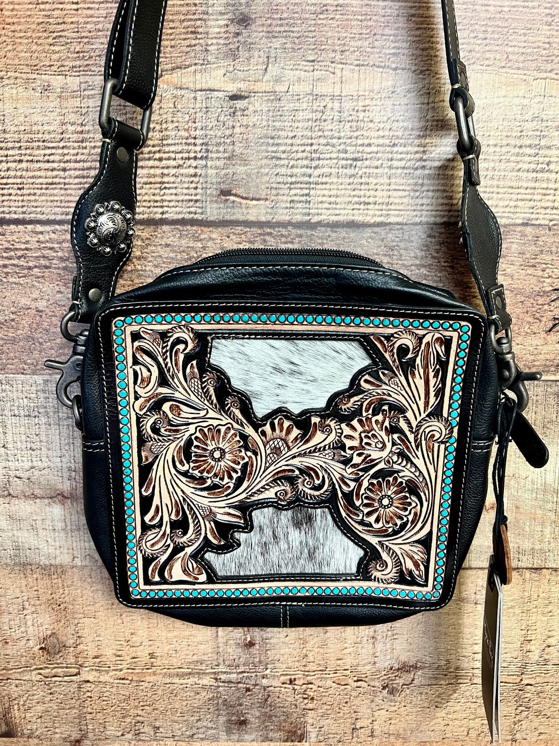 Dakota Hand Tooled Bag