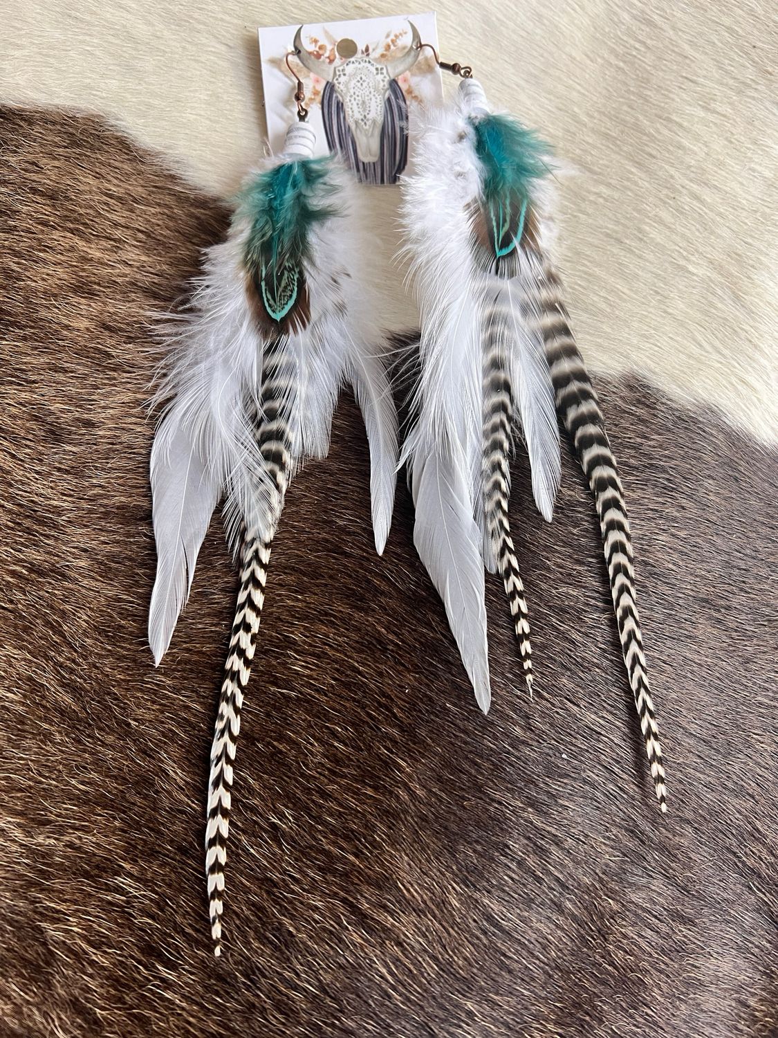 Glacier Feather Earrings