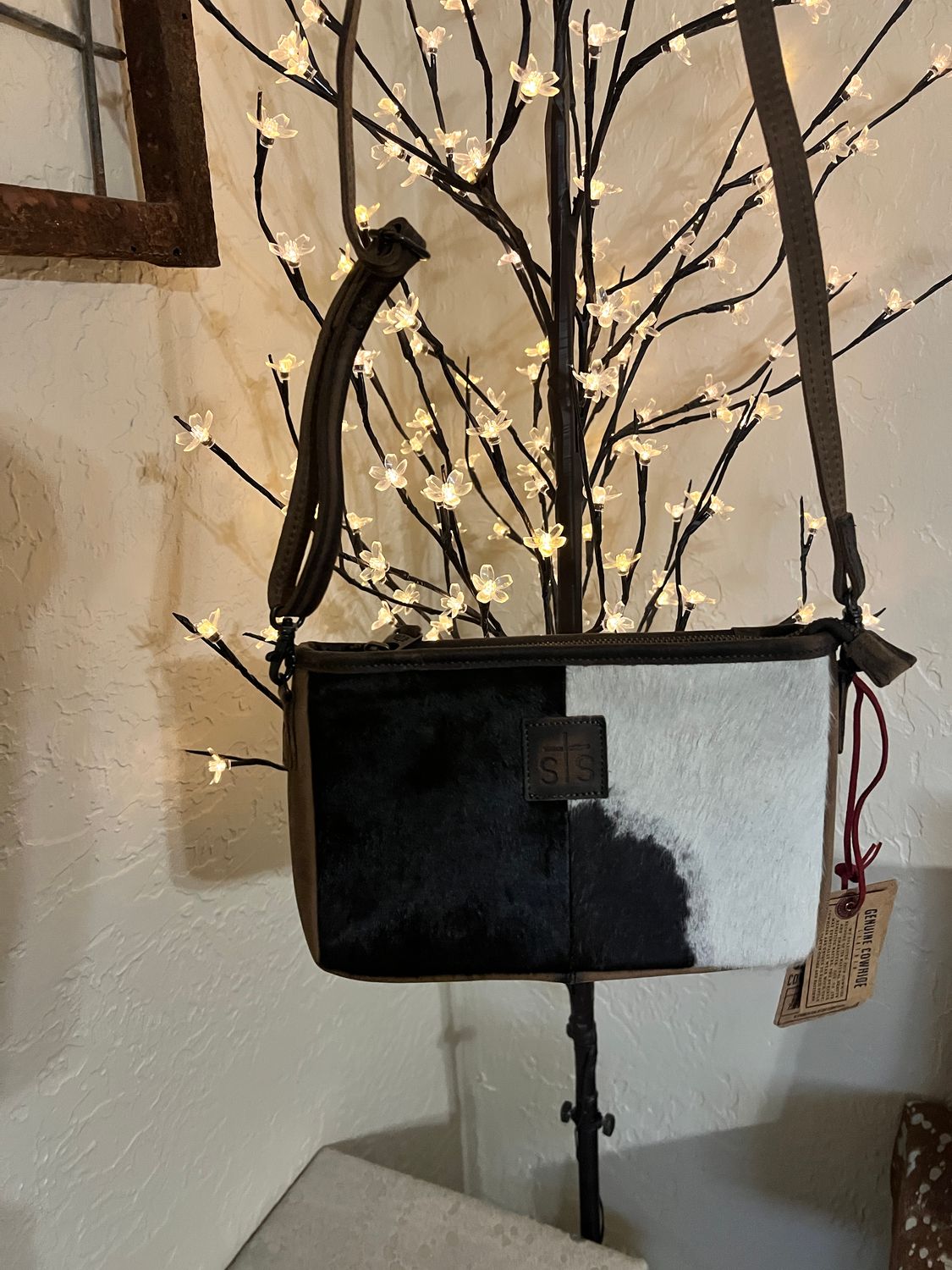 Cowhide Claire Crossbody