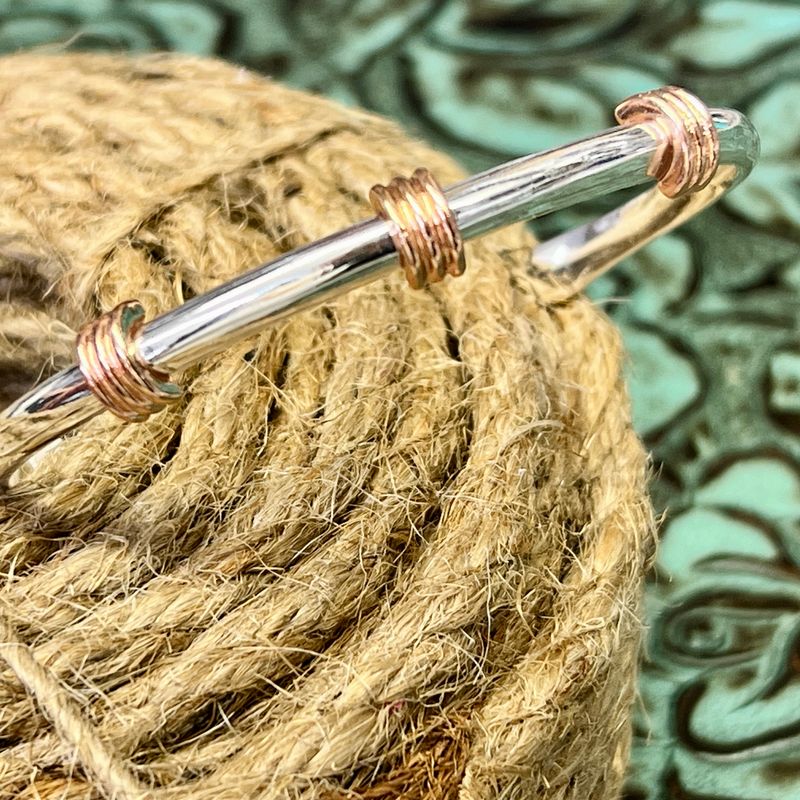 Wire Wrapped Cuff Bracelet