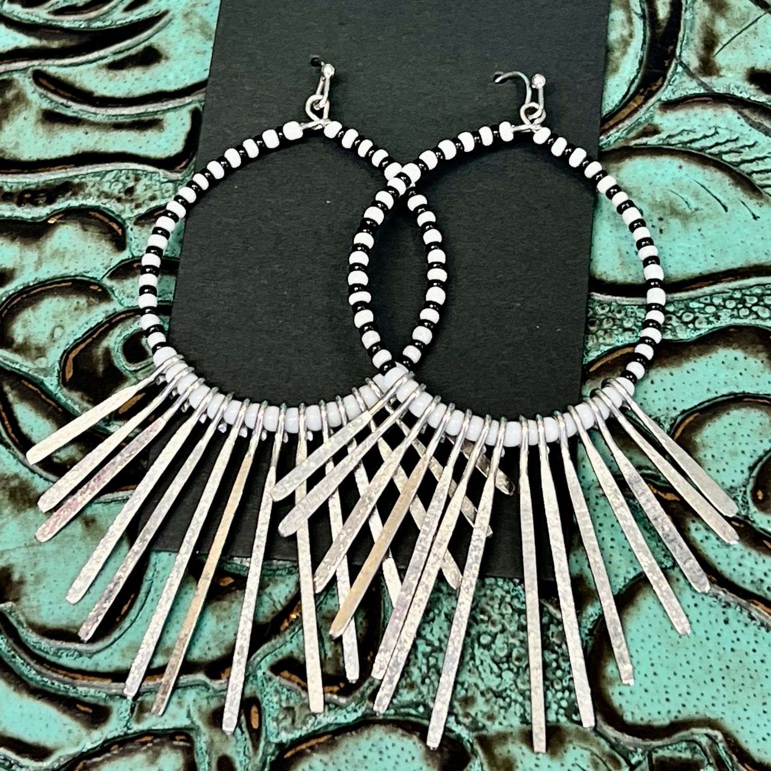 Silver Fringe Earrings