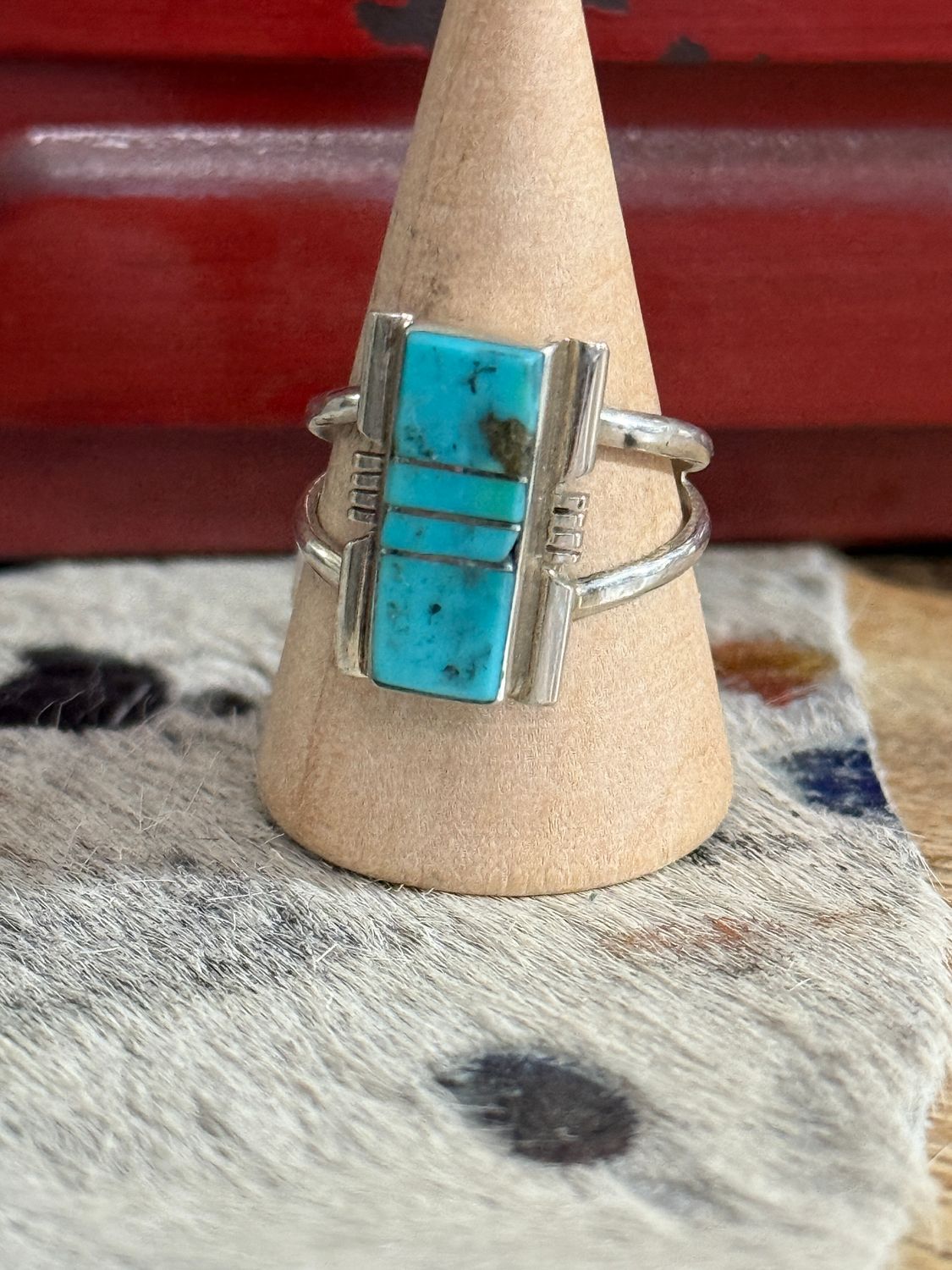 Inlay Sonora Turquoise Ring 