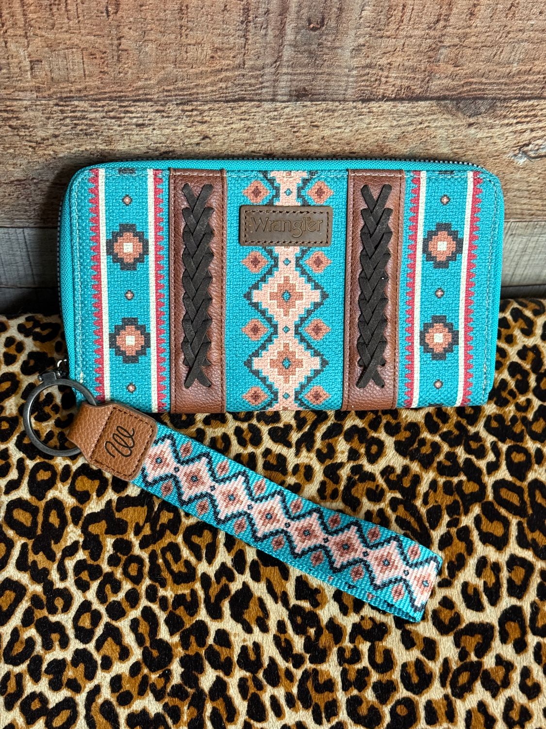 Wrangler Turquoise Southwest Wallet