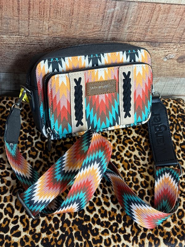Wrangler Southwestern Multicolor Crossbody Bag