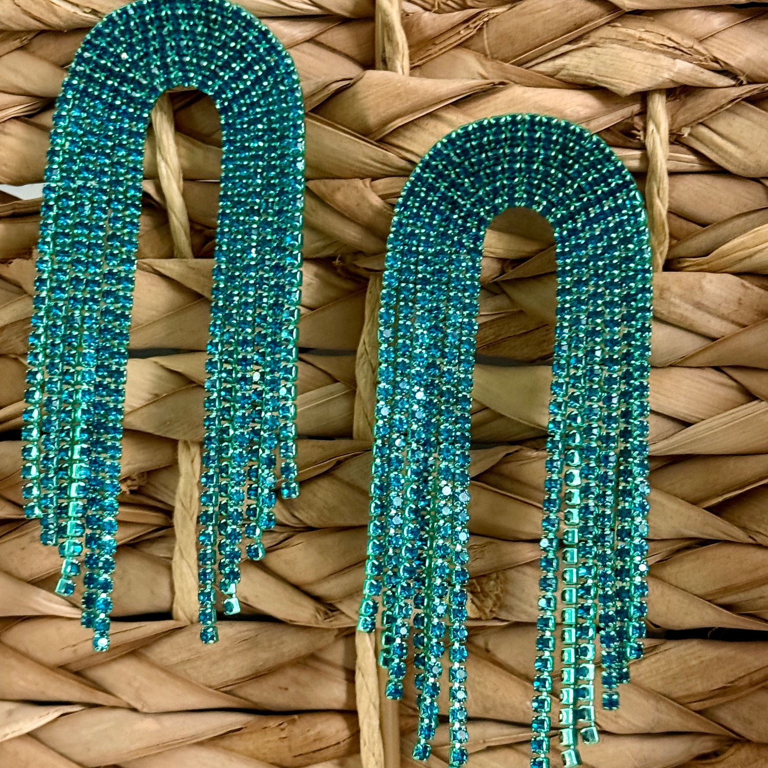 Bling Malachite Rainbow Earrinings