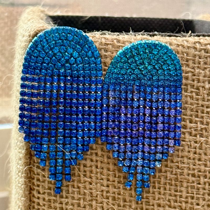 Bling Shades of Blue Earrings