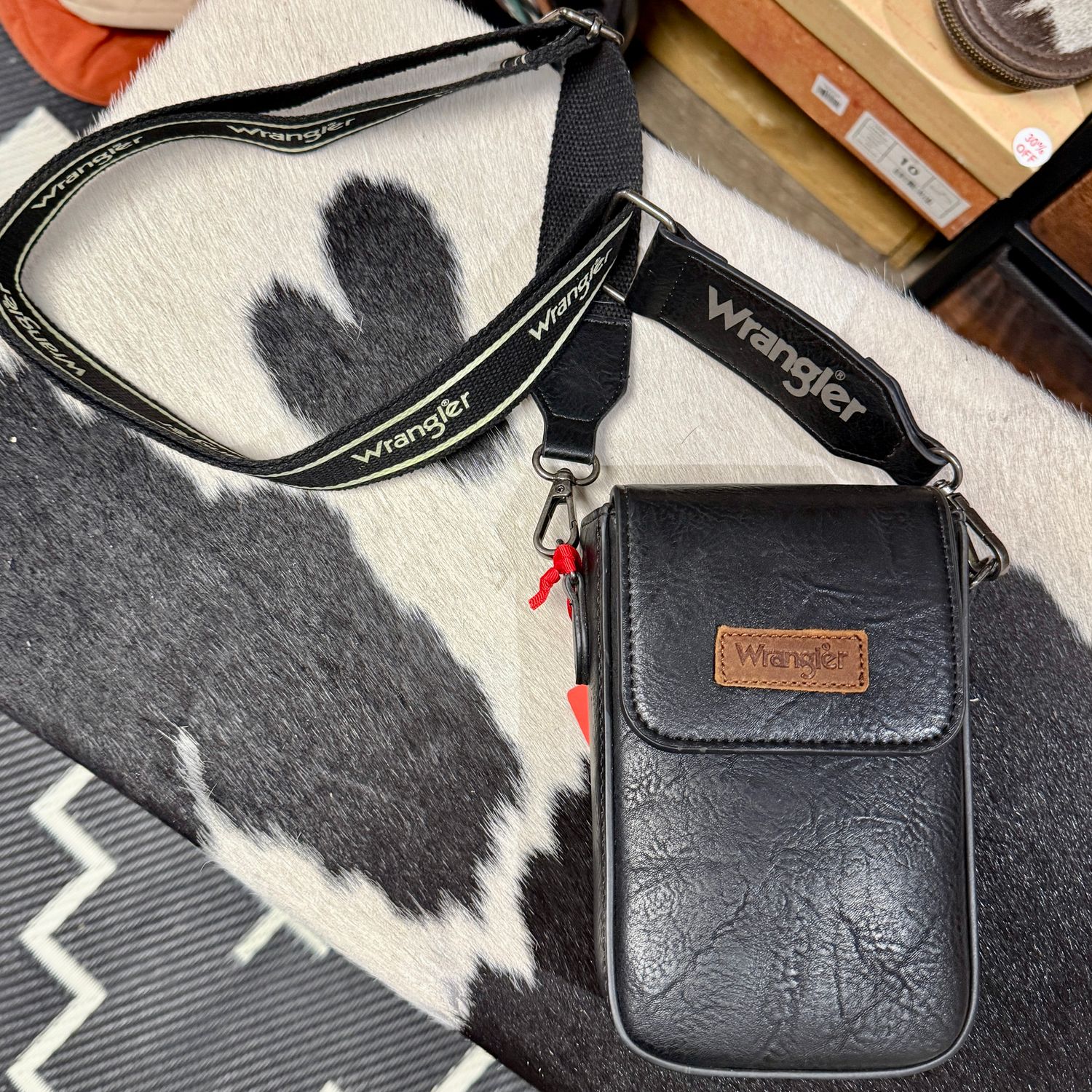 Wrangler Black Small Crossbody Bag