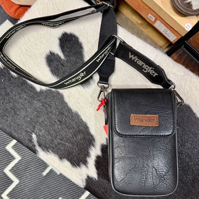 Wrangler Black Small Crossbody Bag