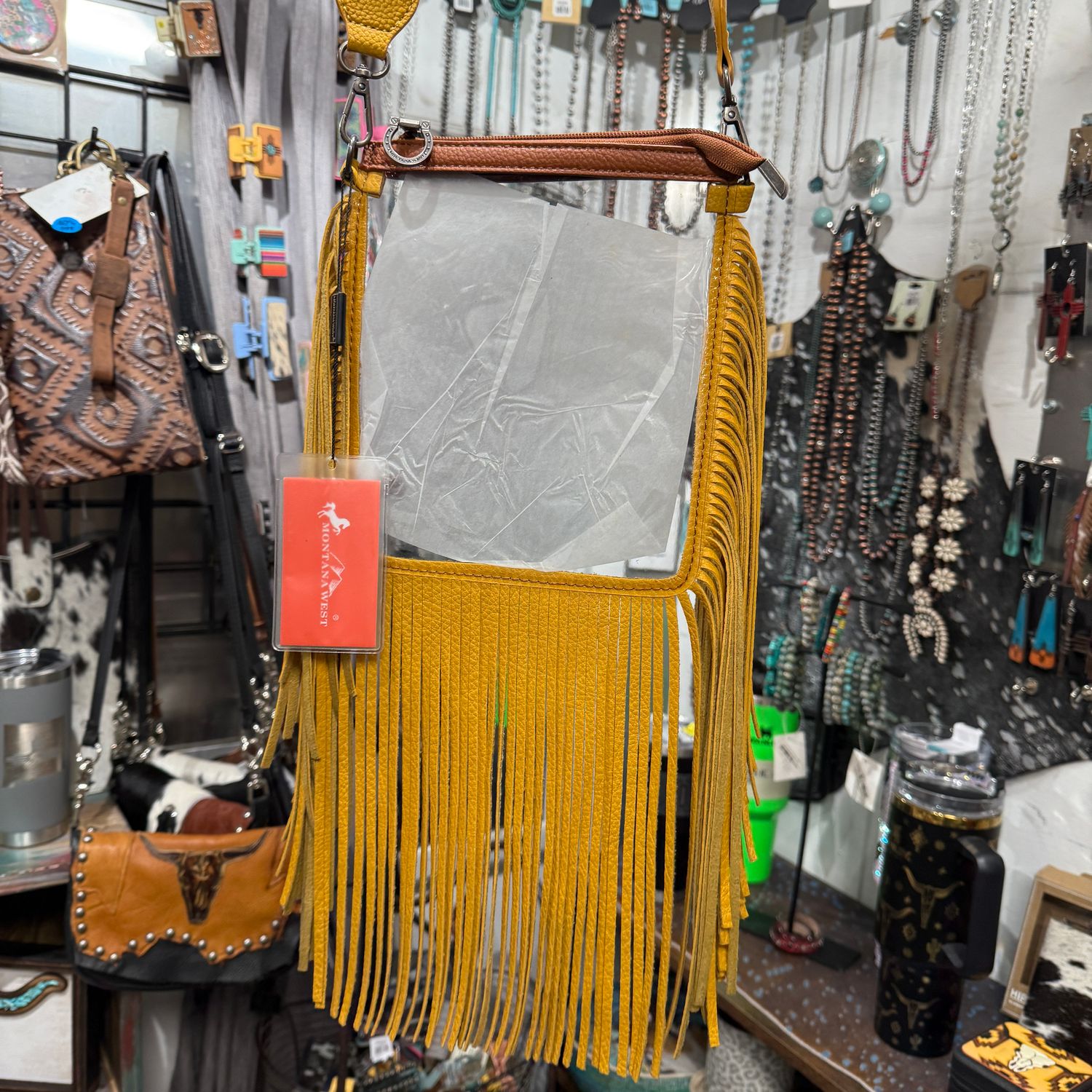 Western Fringe Crossbody