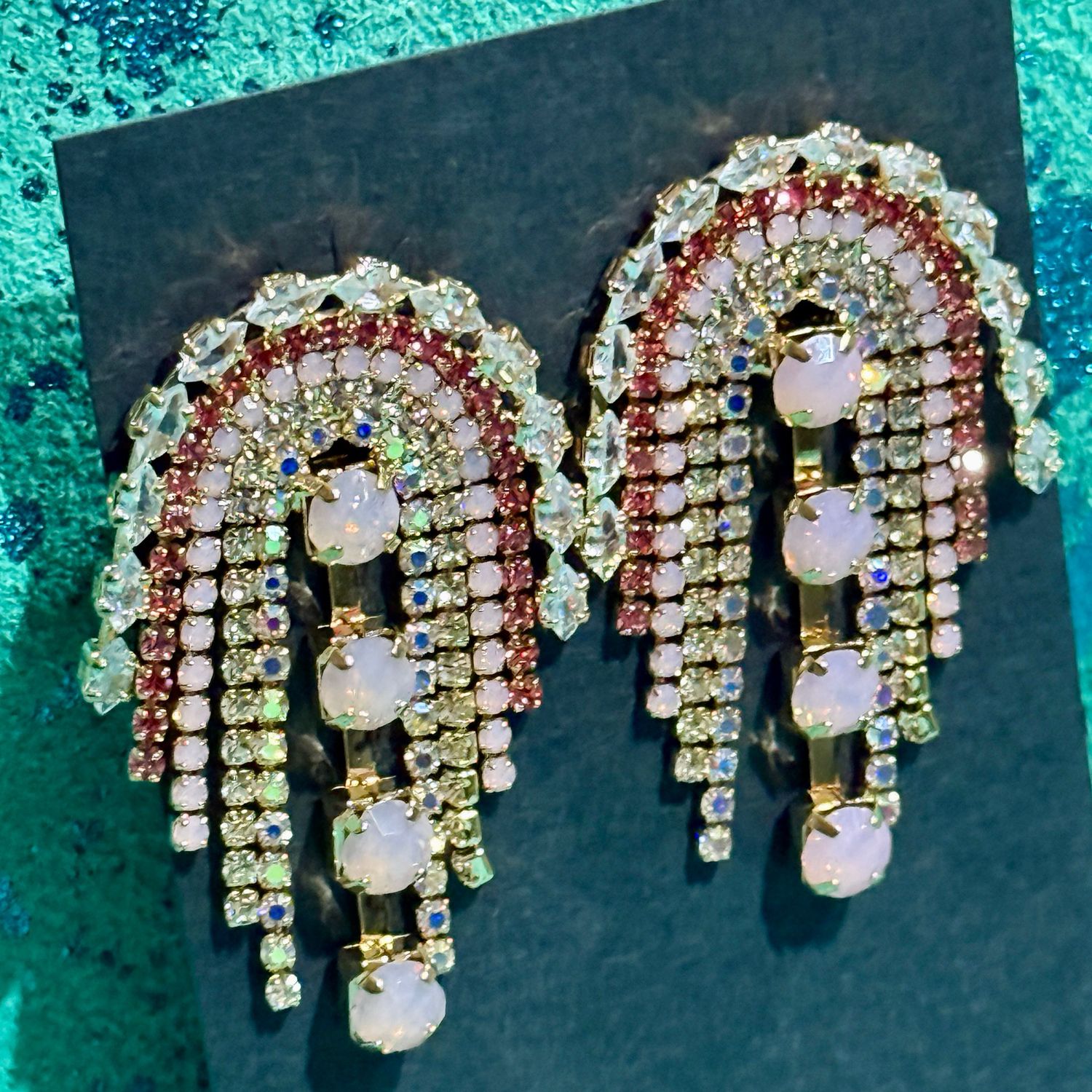 Bling Rosy Reverie Baby Jumbo Earrings