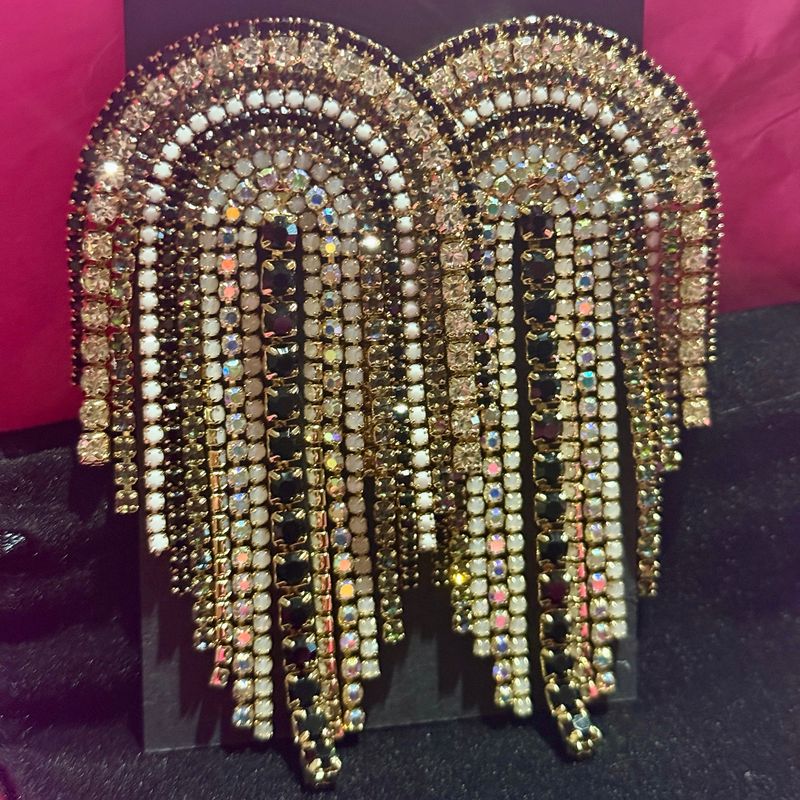Bling Hepburn Jumbo Earrings