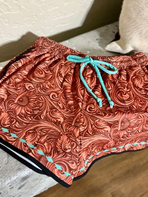 Tooled Print Shorts 