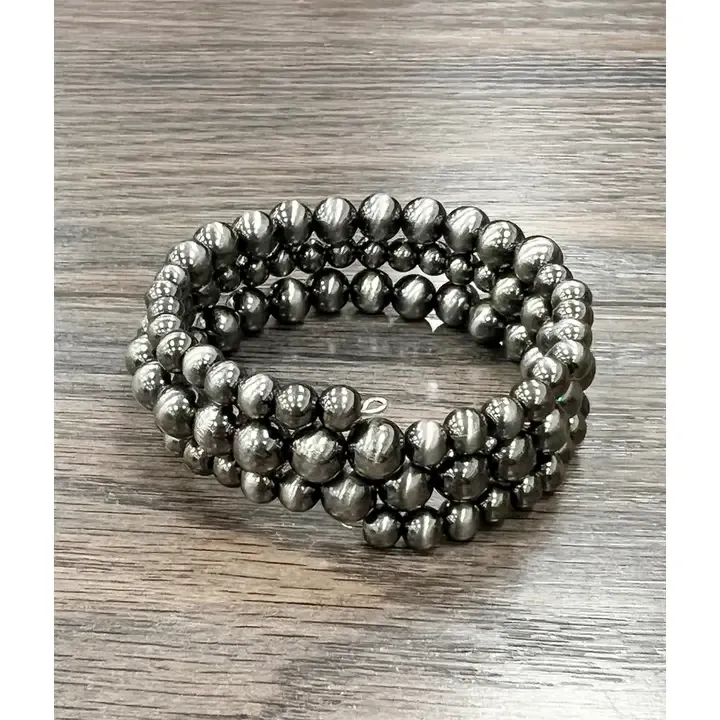 Handmade Polish Navajo Bead Wrap Bracelet 