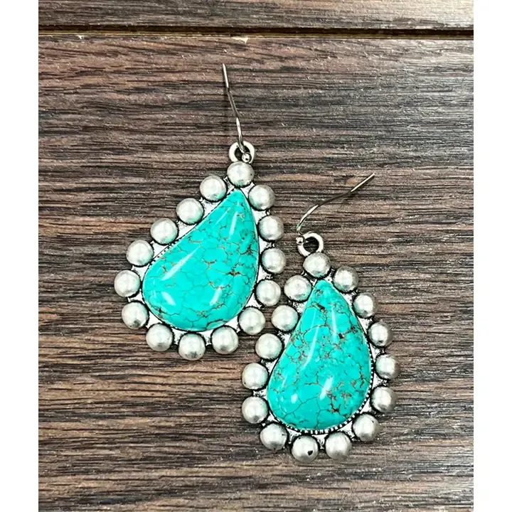 Aztec Turquoise Post Earrings 723548