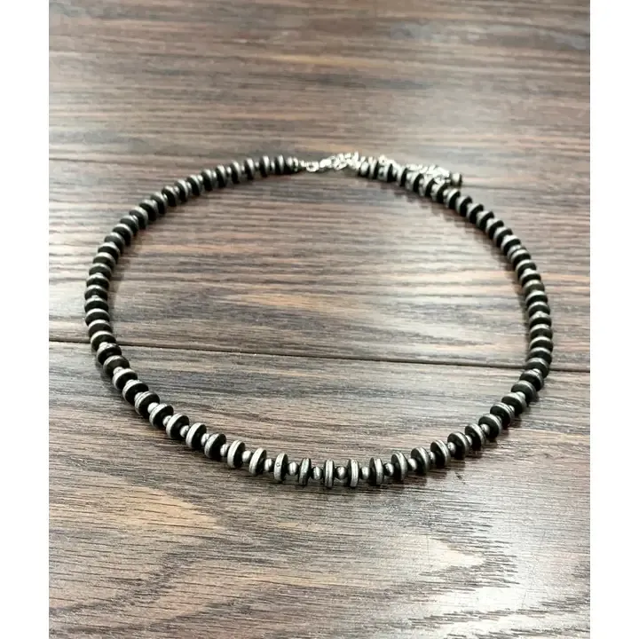 Handmade Rondelle Navajo Bead Necklace