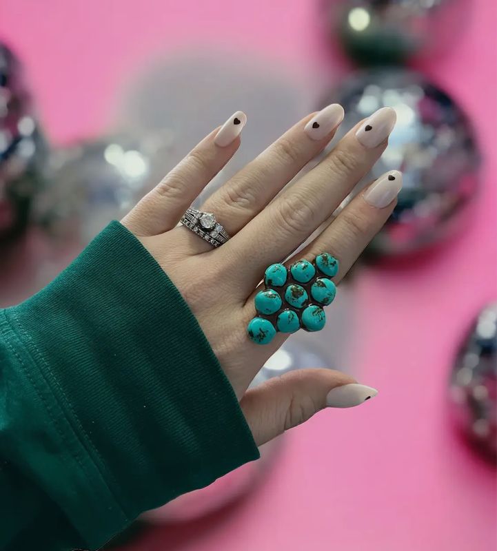 Cleo Ring- Turquoise Stone