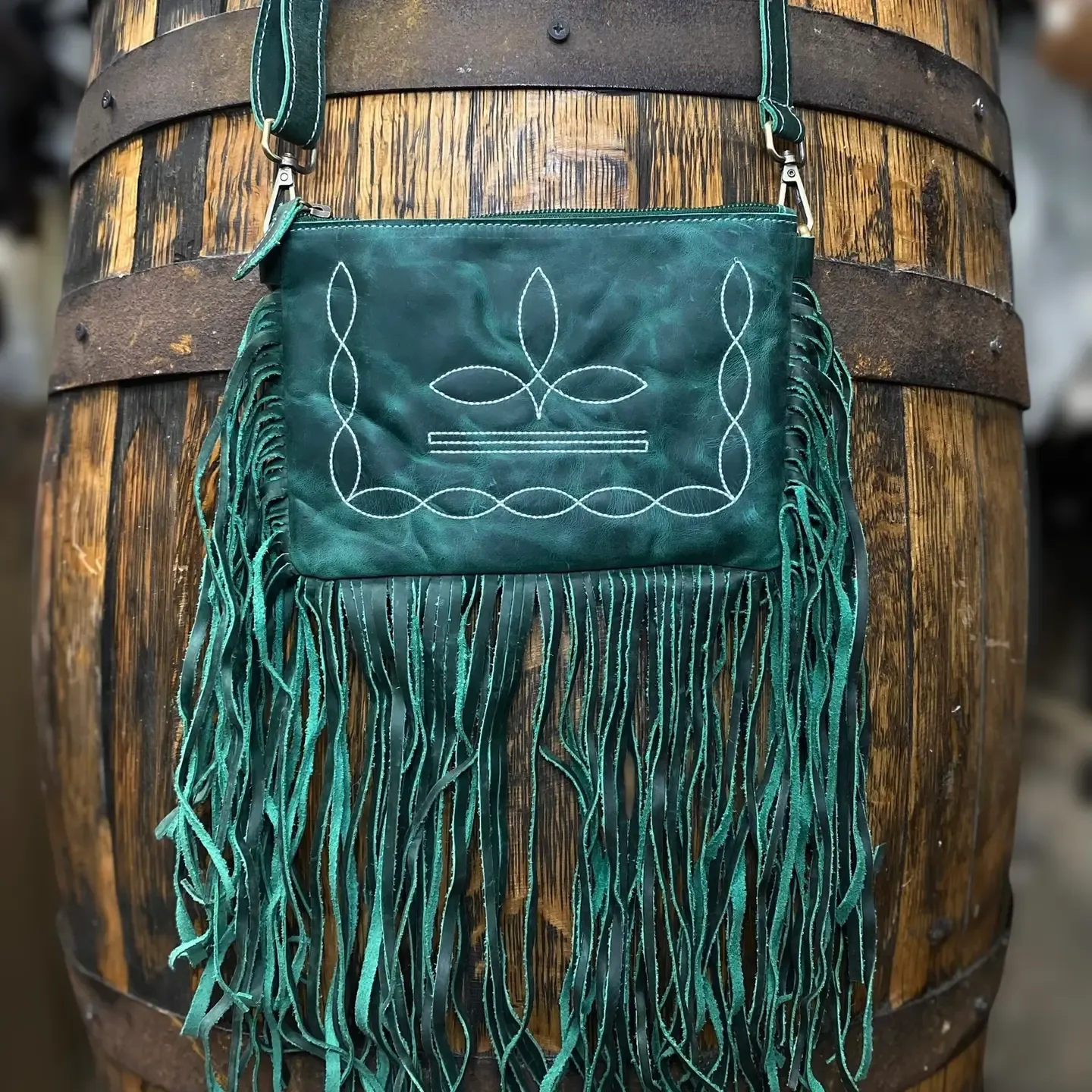 BootStitch Vintage Leather Mini Crossbody  