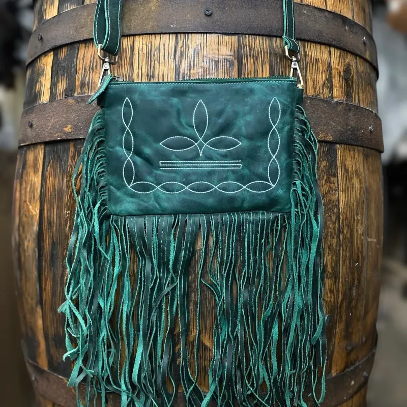 BootStitch Vintage Leather Mini Crossbody  