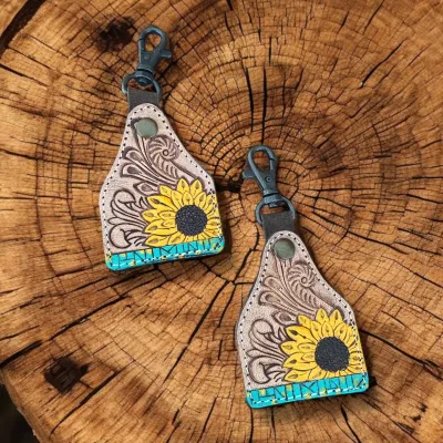 Sunflower Keychain 