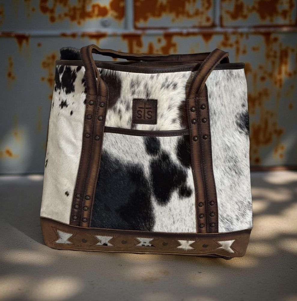 Roswell Cowhide Tote