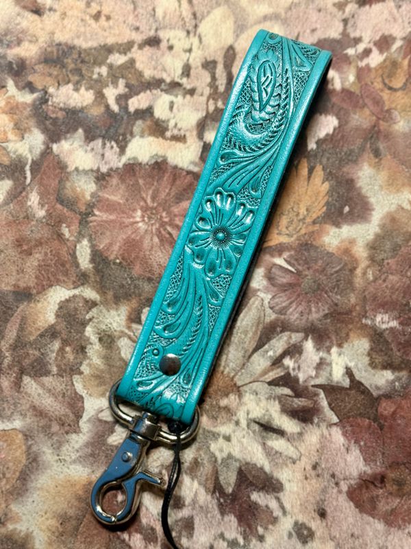 Turquoise Blue Key Fob