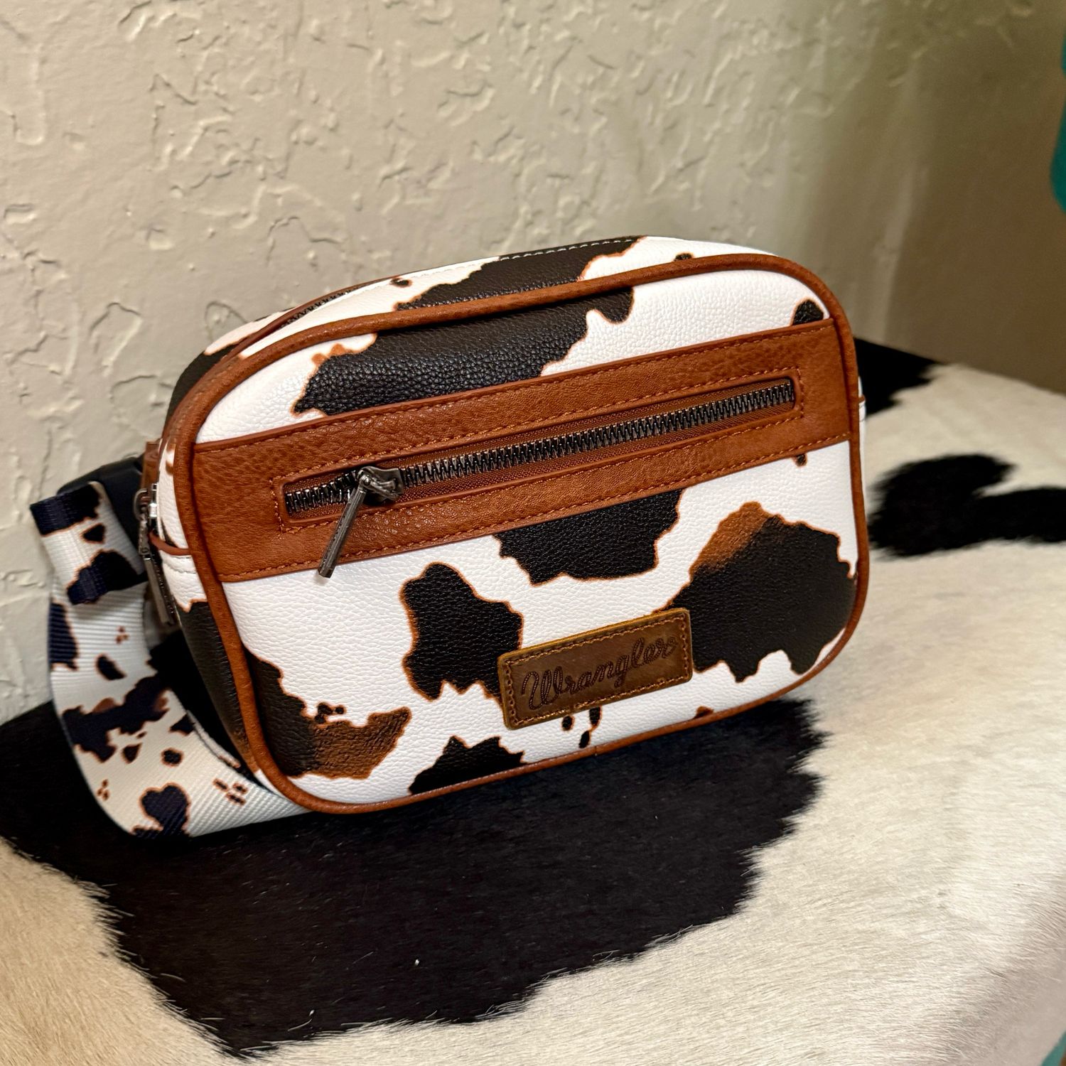 Brown Cow Belt Fanny Bag