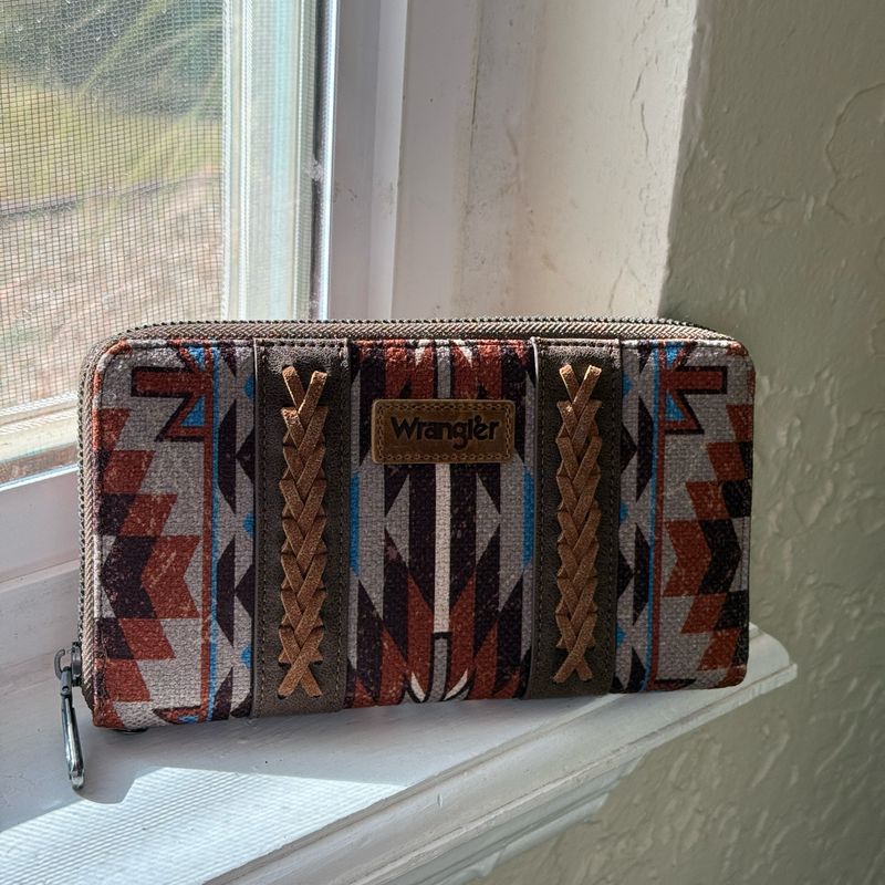 Wrangler Southwestern Print Wallet