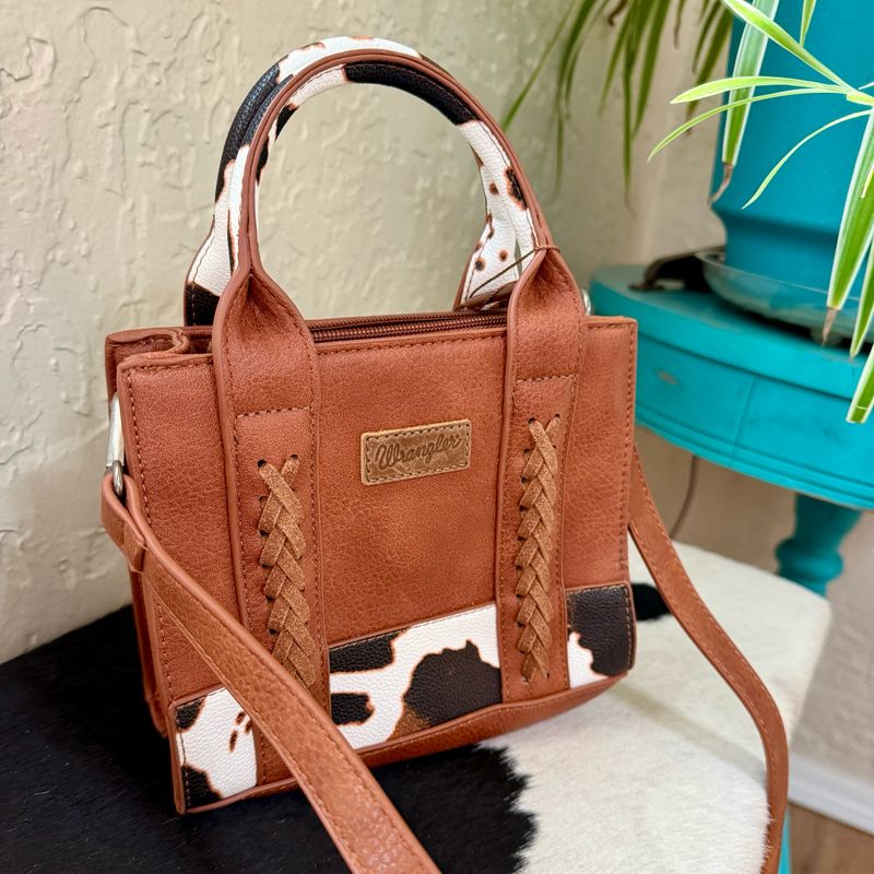 Cow Print Mini Crossbody Bag