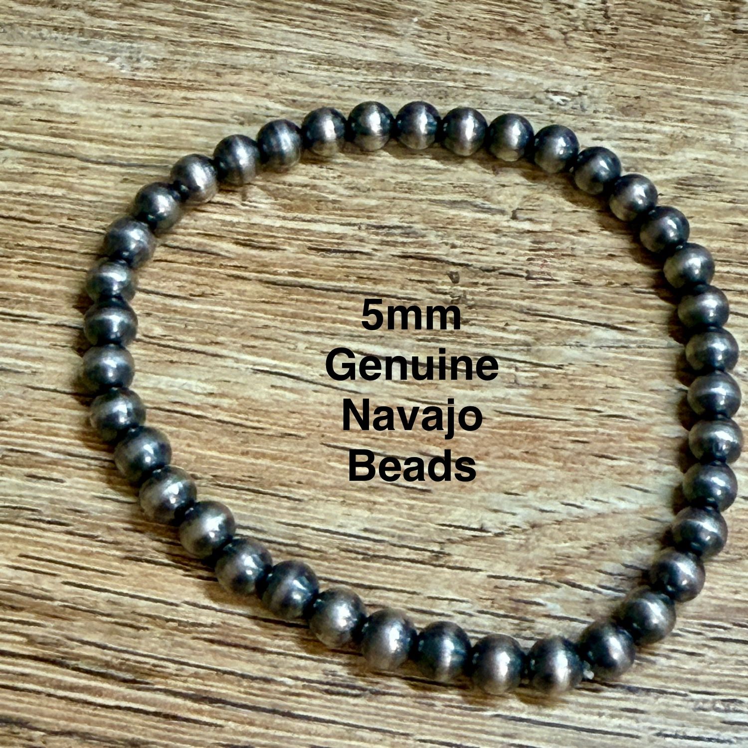 5mm Navajo Pearl Stretch Bracelet