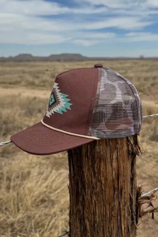 Aztec Camo Trucker Hat